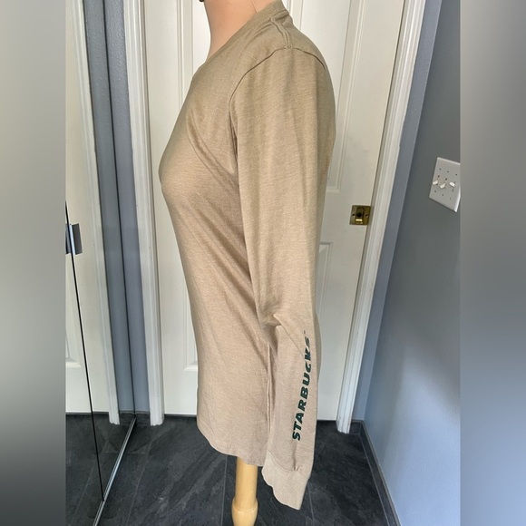 Starbucks Logo Mermaid Long Sleeve Crewneck T Shirt - Picture 5 of 6